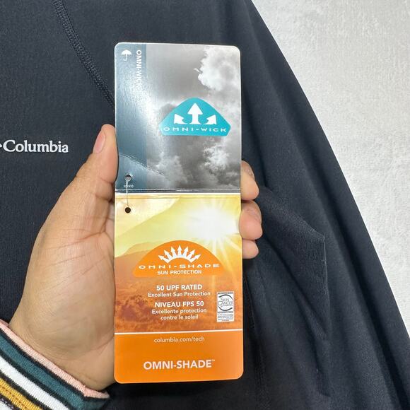 NWT Columbia Set/2 XXL Women's Omni-Shade Black Moisture Wick Long Sleeve Shirt - Picture 11 of 12